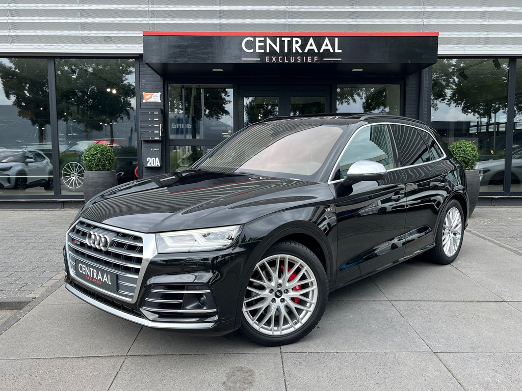 Audi SQ5 3.0 TFSI Quattro 354PK - Pano - Memory - Head-Up - Luchtvering - Carbon - Camera - ACC - Keyless - Leder - Carplay